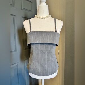 Bandeau fold-over top